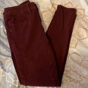 Maroon American Eagle Jeans